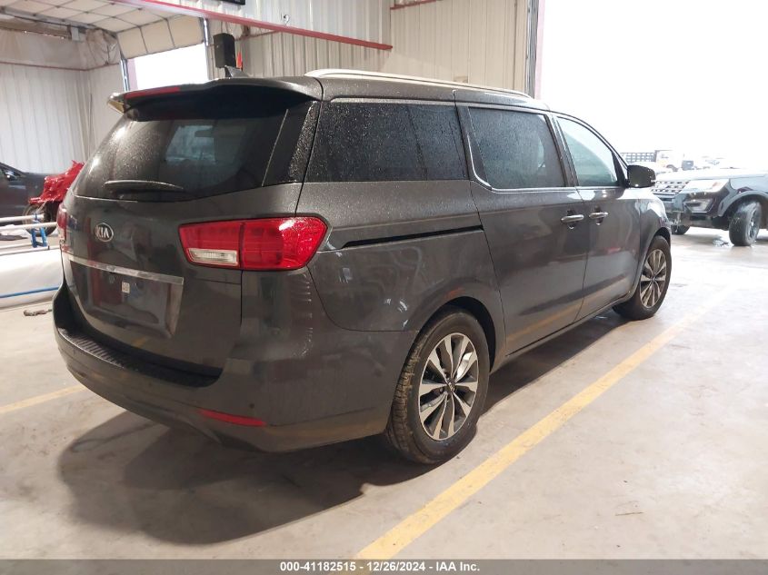 2015 Kia Sedona Sx VIN: KNDMC5C19F6037578 Lot: 41182515