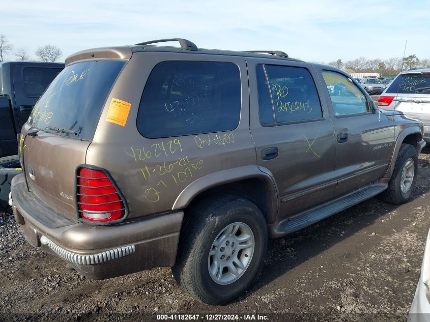 2001 Dodge Durango VIN: 1B4HS28N41F543713 Lot: 41182647