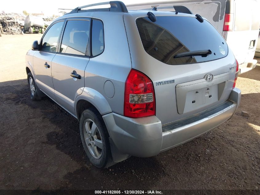 2005 Hyundai Tucson Gl VIN: KM8JM12B05U119448 Lot: 41182805