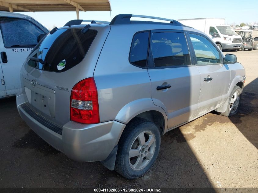 2005 Hyundai Tucson Gl VIN: KM8JM12B05U119448 Lot: 41182805