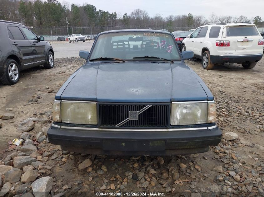 1992 Volvo 240 Gl VIN: YV1AS8808N1477658 Lot: 41182985