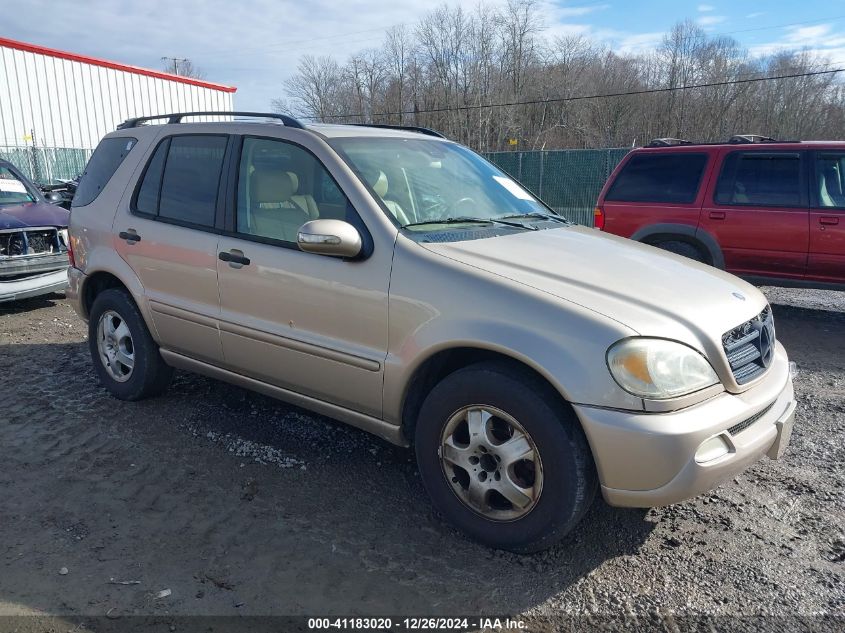 2003 Mercedes-Benz Ml 320 VIN: 4JGAB54E33A376316 Lot: 41183020