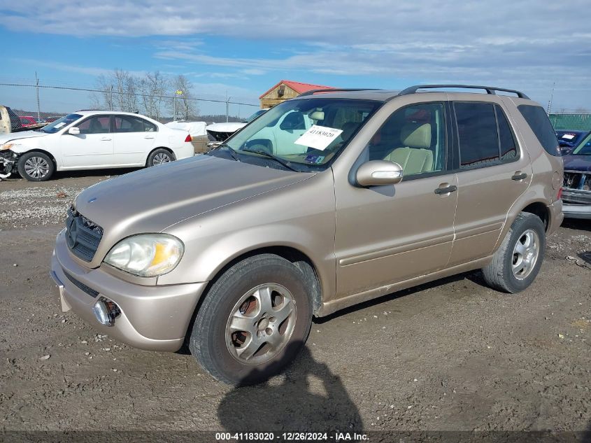 2003 Mercedes-Benz Ml 320 VIN: 4JGAB54E33A376316 Lot: 41183020