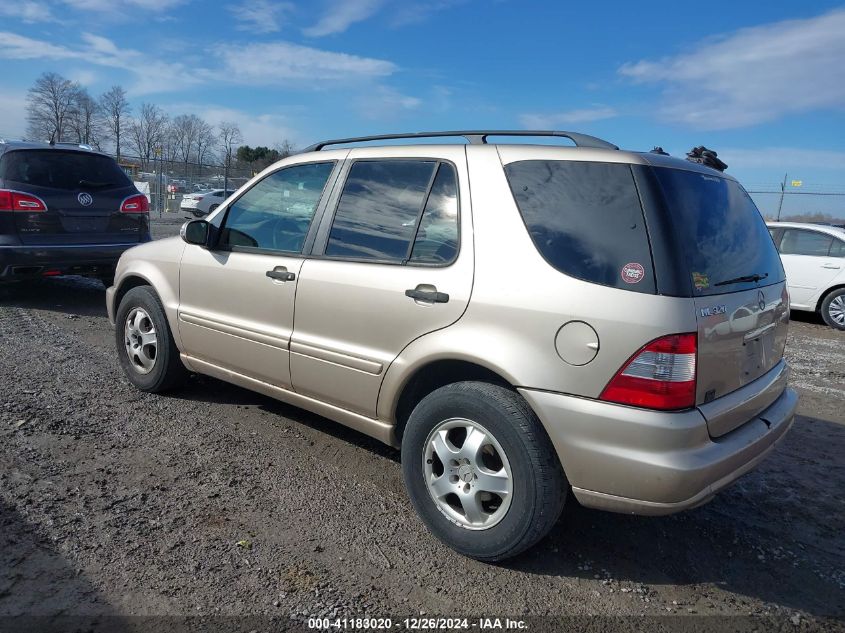 2003 Mercedes-Benz Ml 320 VIN: 4JGAB54E33A376316 Lot: 41183020