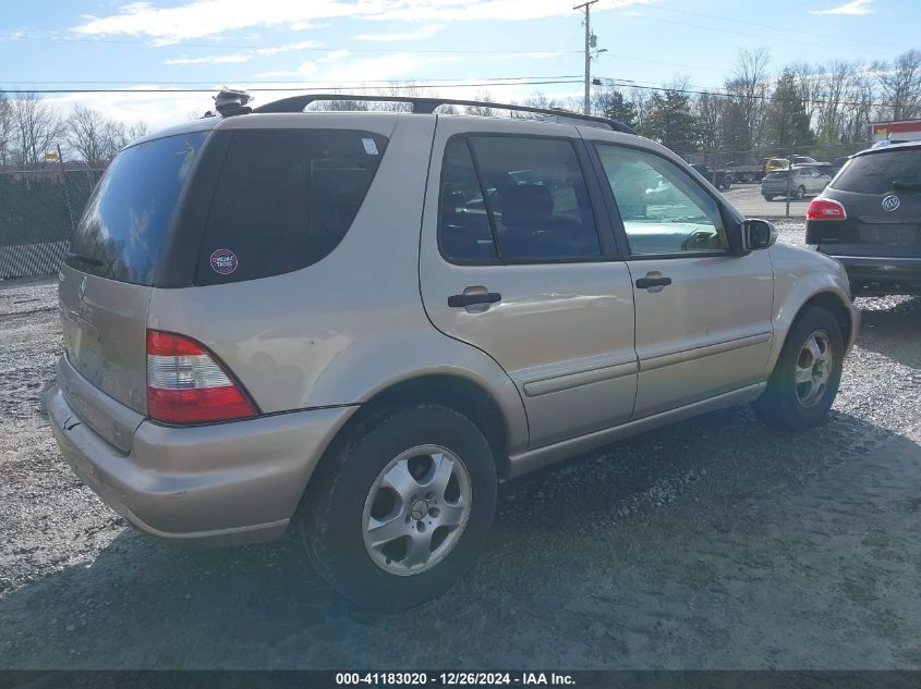 2003 Mercedes-Benz Ml 320 VIN: 4JGAB54E33A376316 Lot: 41183020