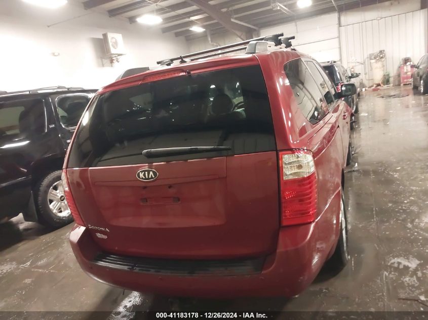 2010 Kia Sedona Lx VIN: KNDMG4C3XA6348638 Lot: 41183178