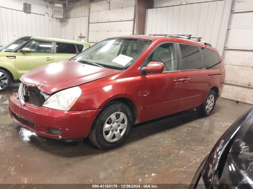 2010 Kia Sedona Lx VIN: KNDMG4C3XA6348638 Lot: 41183178