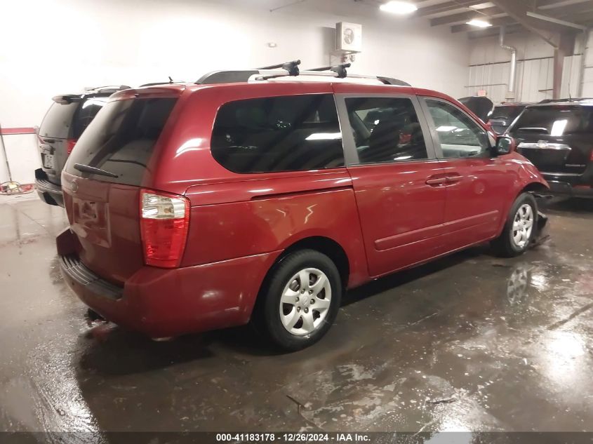 2010 Kia Sedona Lx VIN: KNDMG4C3XA6348638 Lot: 41183178