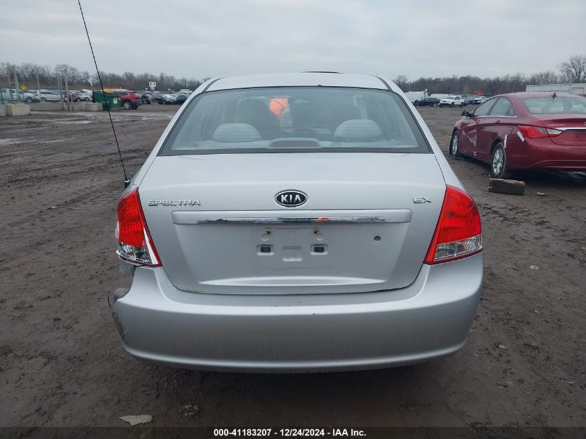 2009 Kia Spectra Ex VIN: KNAFE221X95649203 Lot: 41183207