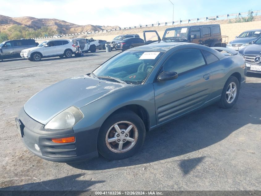 2001 Mitsubishi Eclipse Gs VIN: 4A3AC44GX1E168742 Lot: 41183236