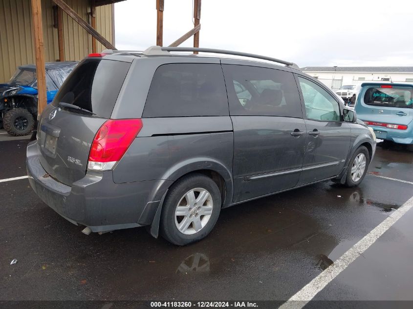 2006 Nissan Quest 3.5 Sl VIN: 5N1BV28U26N100038 Lot: 41183260