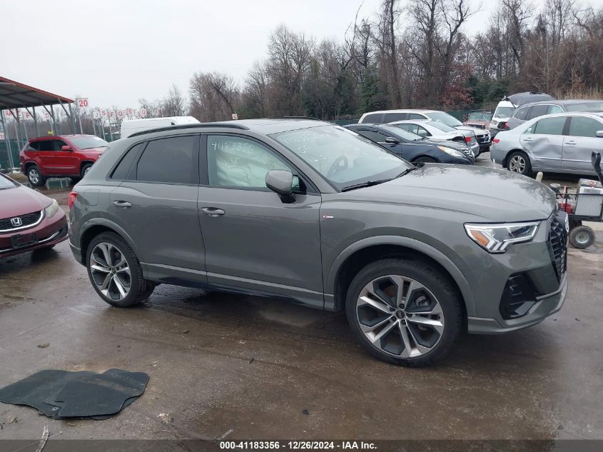 2021 Audi Q3 Premium Plus 45 Tfsi S Line Quattro Tiptronic VIN: WA1EECF38M1016354 Lot: 41183356