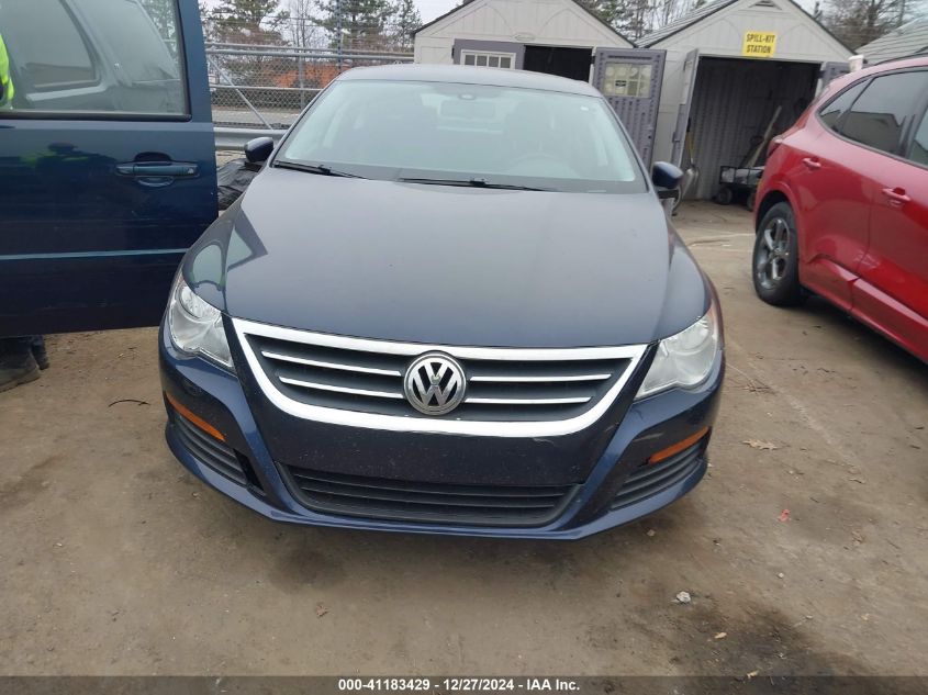 2012 Volkswagen Cc Sport VIN: WVWMN7AN5CE516240 Lot: 41183429