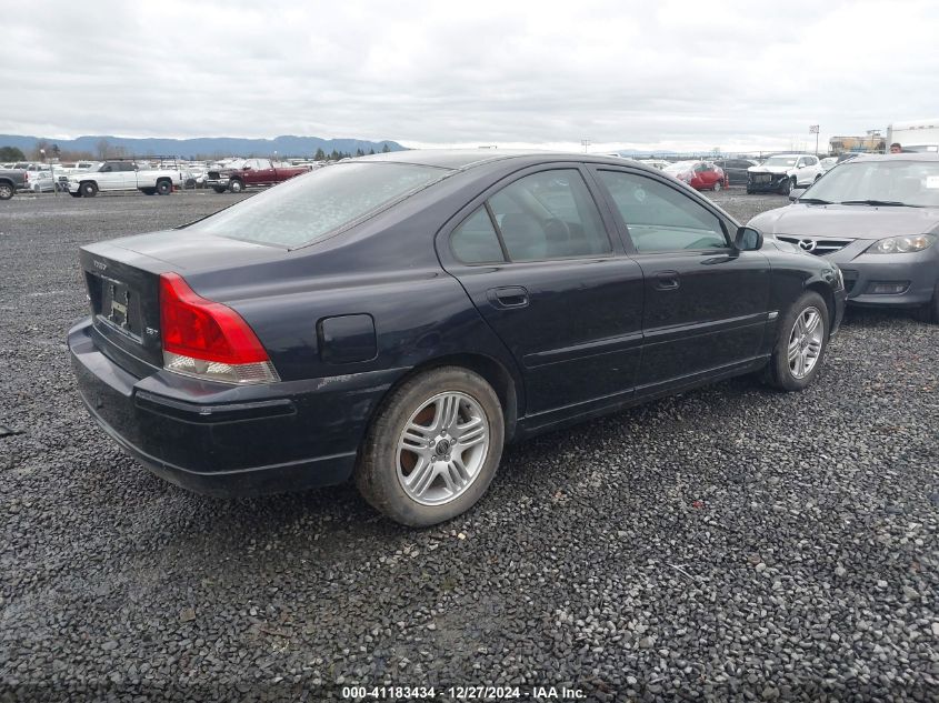 2006 Volvo S60 2.5T VIN: YV1RS592362522924 Lot: 41183434