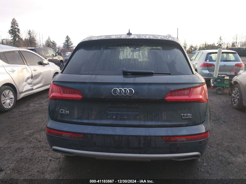 2018 Audi Q5 Prestige VIN: WA1CNAFY6J2083838 Lot: 41183567