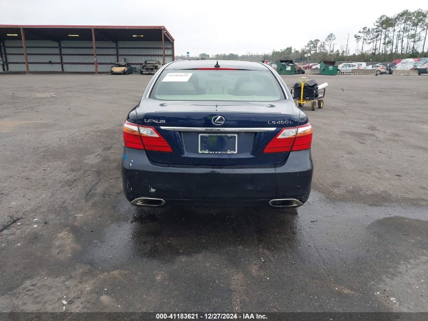 2010 Lexus Ls 460 L VIN: JTHGL5EF6A5039341 Lot: 41183621