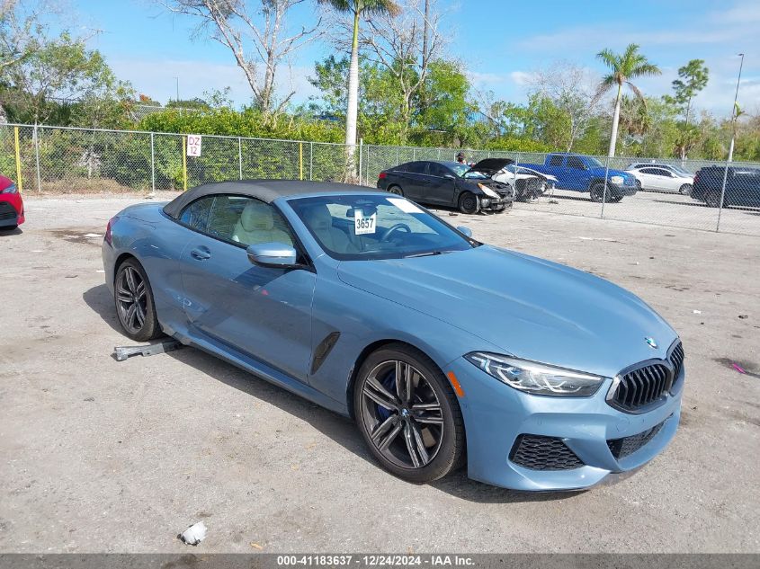 2022 BMW M850I xDrive VIN: WBAFY4C04NCJ99093 Lot: 41183637