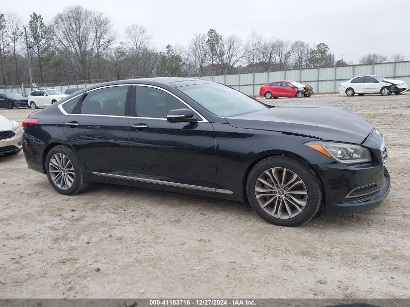 2015 Hyundai Genesis 3.8 VIN: KMHGN4JE5FU050178 Lot: 41183716