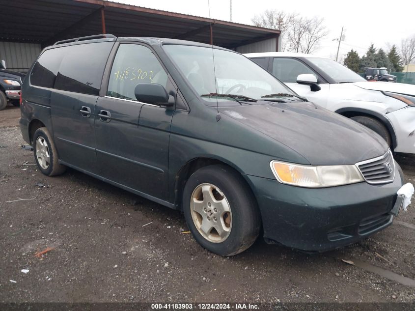 2001 Honda Odyssey Ex VIN: 2HKRL186X1H595344 Lot: 41183903