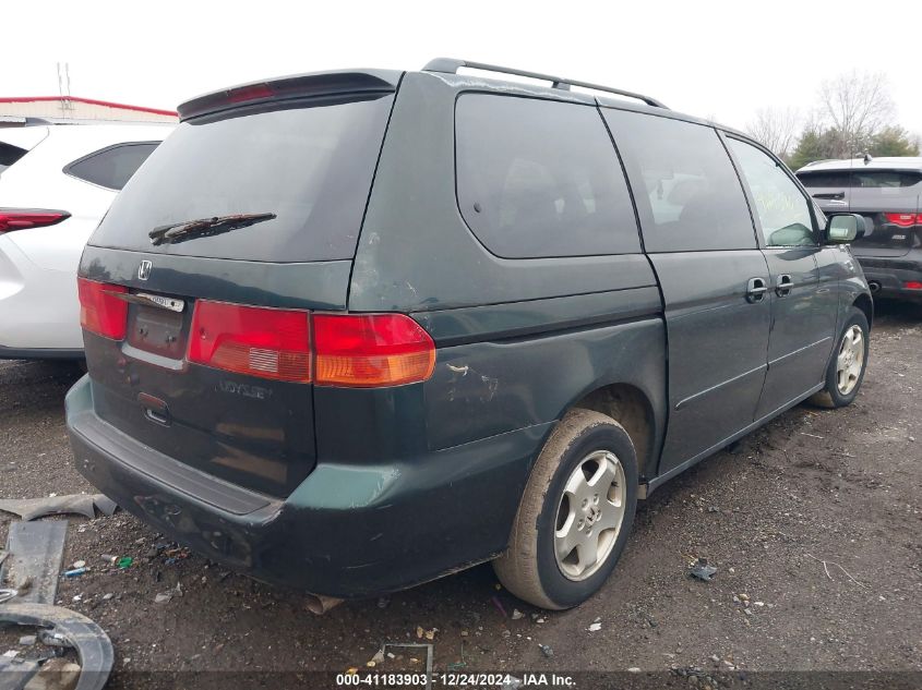 2001 Honda Odyssey Ex VIN: 2HKRL186X1H595344 Lot: 41183903