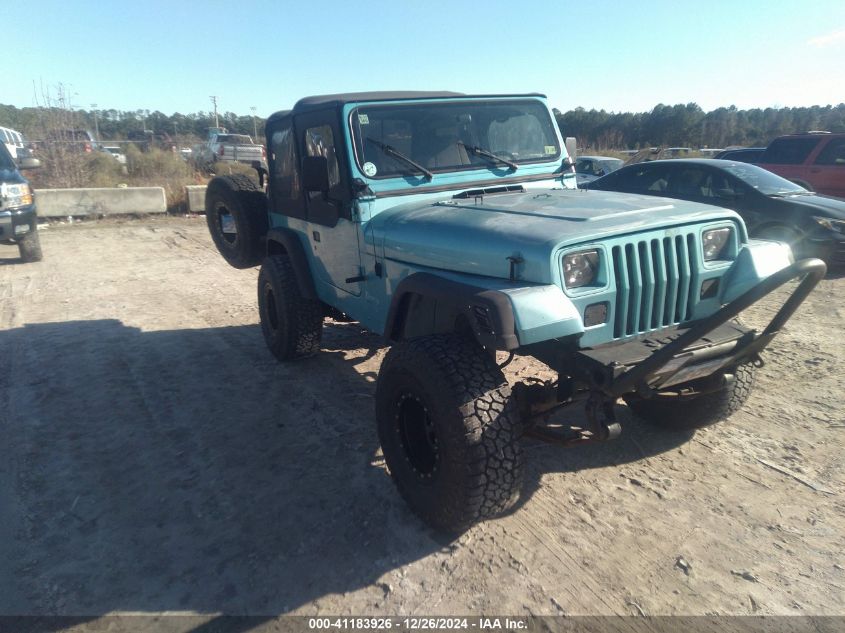 1995 Jeep Wrangler / Yj Se VIN: 1J4FY29SXSP216056 Lot: 41183926