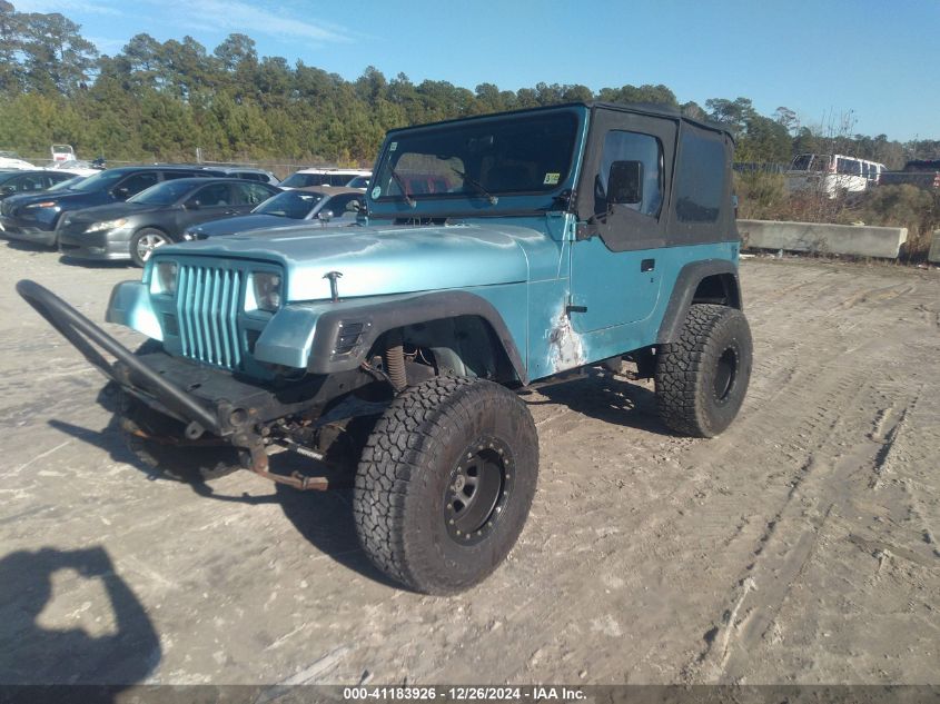 1995 Jeep Wrangler / Yj Se VIN: 1J4FY29SXSP216056 Lot: 41183926