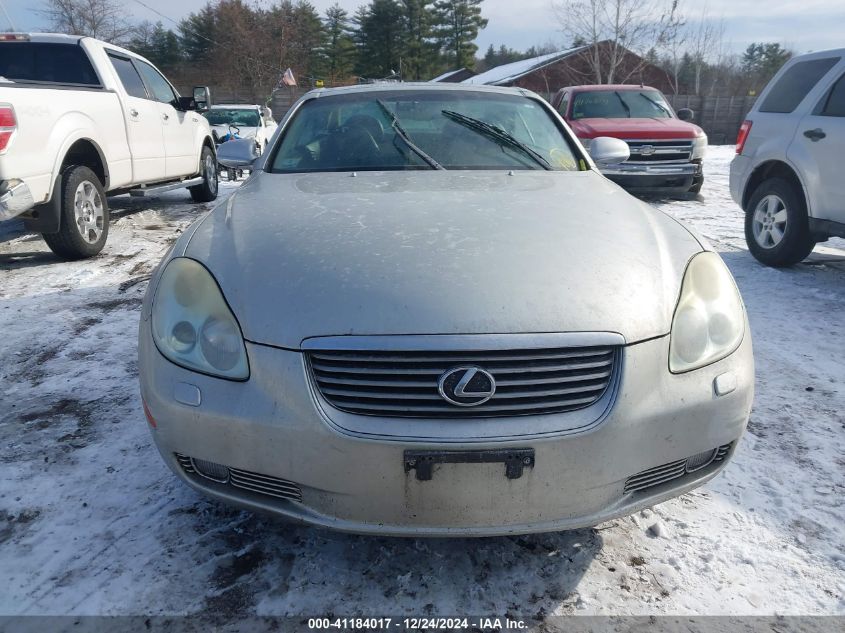 2002 Lexus Sc 430 VIN: JTHFN48Y420020346 Lot: 41184017