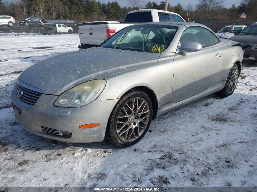 2002 Lexus Sc 430 VIN: JTHFN48Y420020346 Lot: 41184017