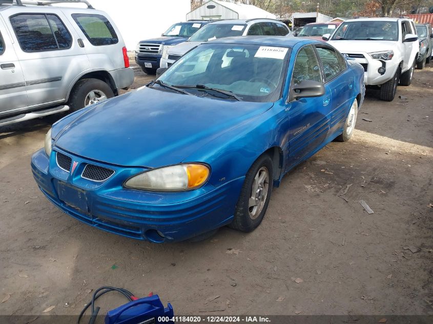 2000 Pontiac Grand Am Se1 VIN: 1G2NF52E1YM780383 Lot: 41184020