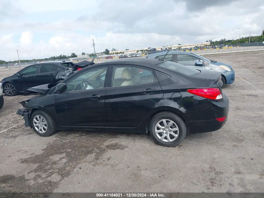 2012 Hyundai Accent Gls VIN: KMHCT4AE8CU039143 Lot: 41184021