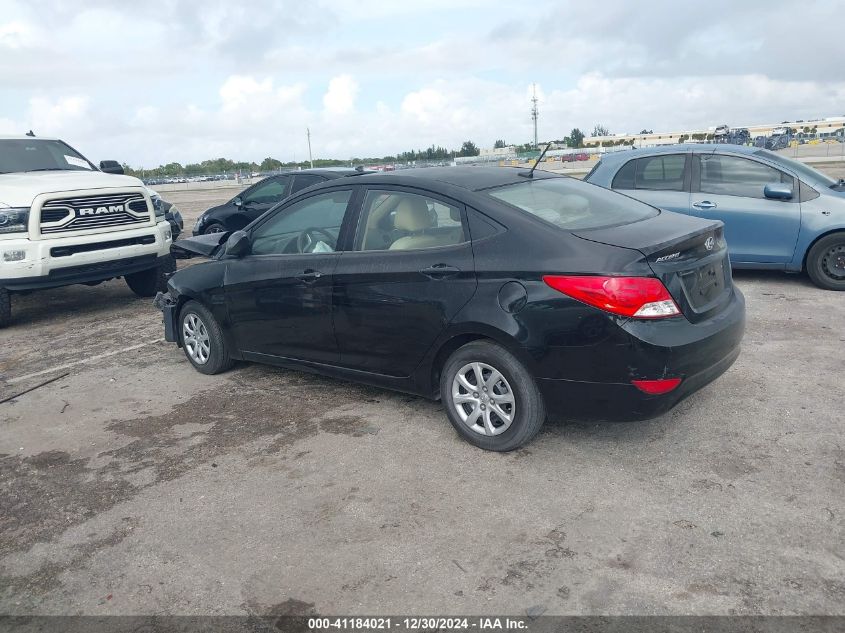 2012 Hyundai Accent Gls VIN: KMHCT4AE8CU039143 Lot: 41184021