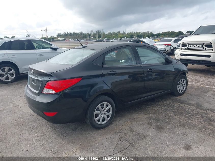 2012 Hyundai Accent Gls VIN: KMHCT4AE8CU039143 Lot: 41184021