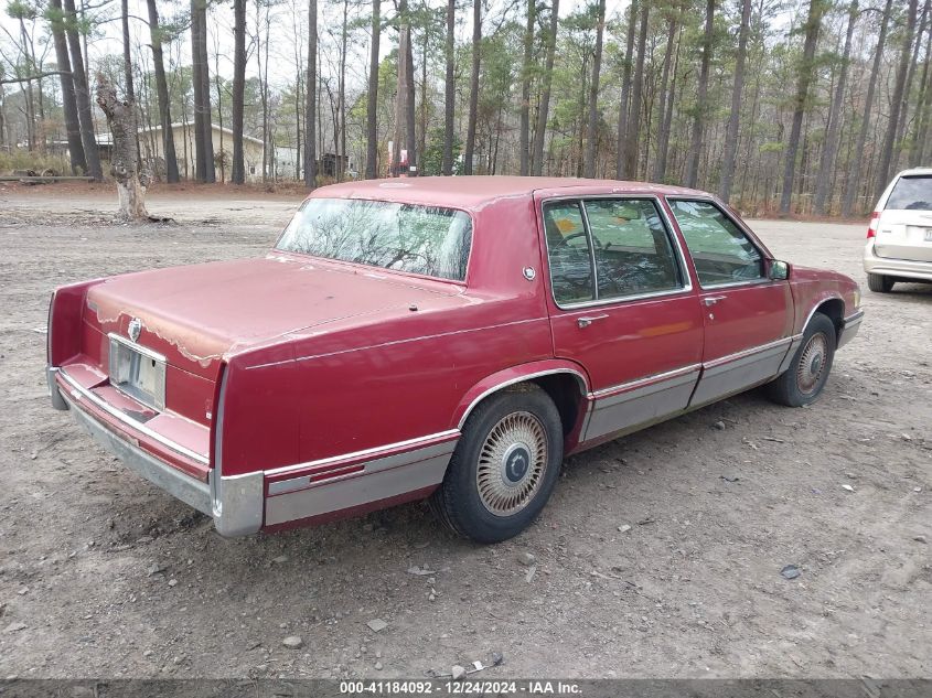 1992 Cadillac Deville VIN: 1G6CD53B0N4297799 Lot: 41184092