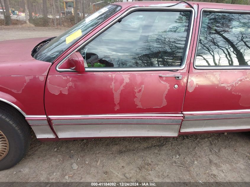 1992 Cadillac Deville VIN: 1G6CD53B0N4297799 Lot: 41184092