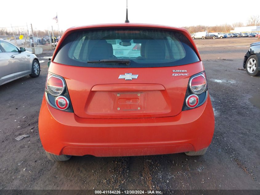 2012 Chevrolet Sonic 2Ls VIN: 1G1JA6SH9C4179815 Lot: 41184226