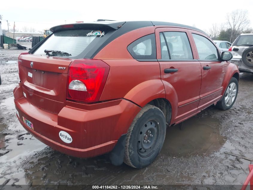 2007 Dodge Caliber Sxt VIN: 1B3HB48C97D203282 Lot: 41184262