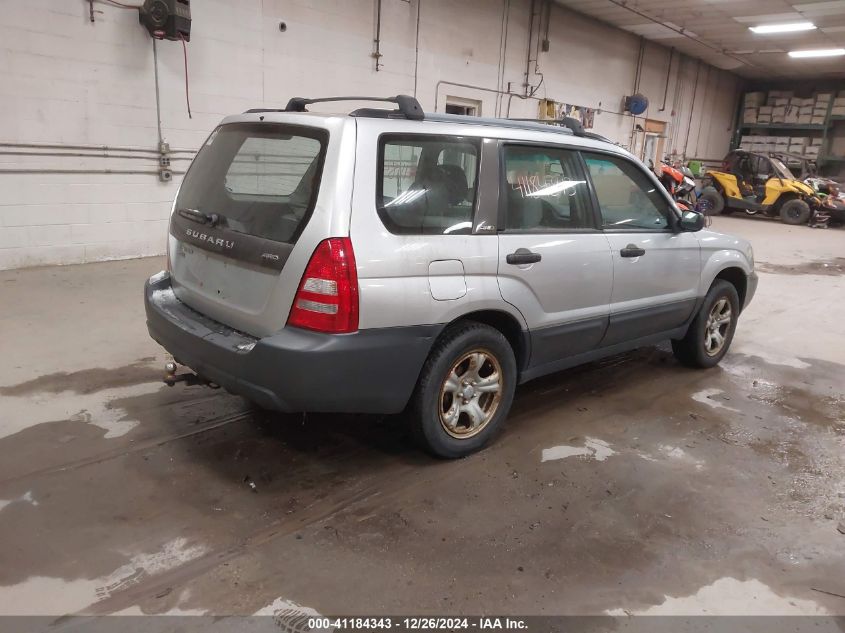 2004 Subaru Forester 2.5X VIN: JF1SG63684G766889 Lot: 41184343