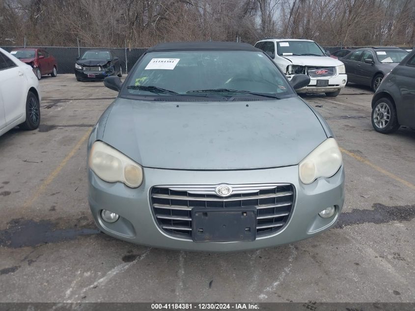 2006 Chrysler Sebring Touring VIN: 1C3EL55R06N258875 Lot: 41184381