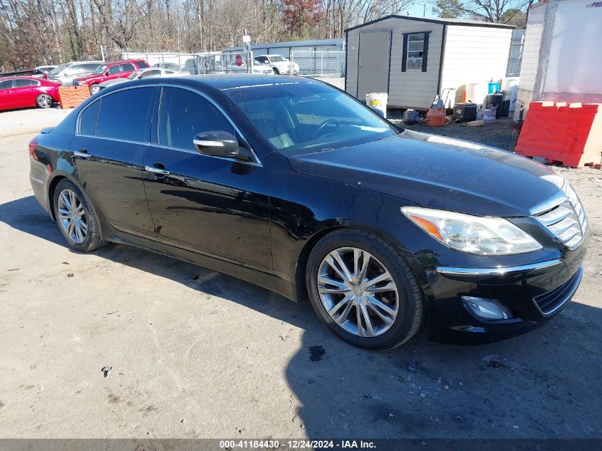 2013 Hyundai Genesis 3.8 VIN: KMHGC4DD0DU233171 Lot: 41184430