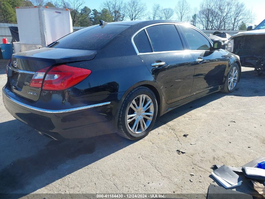 2013 Hyundai Genesis 3.8 VIN: KMHGC4DD0DU233171 Lot: 41184430