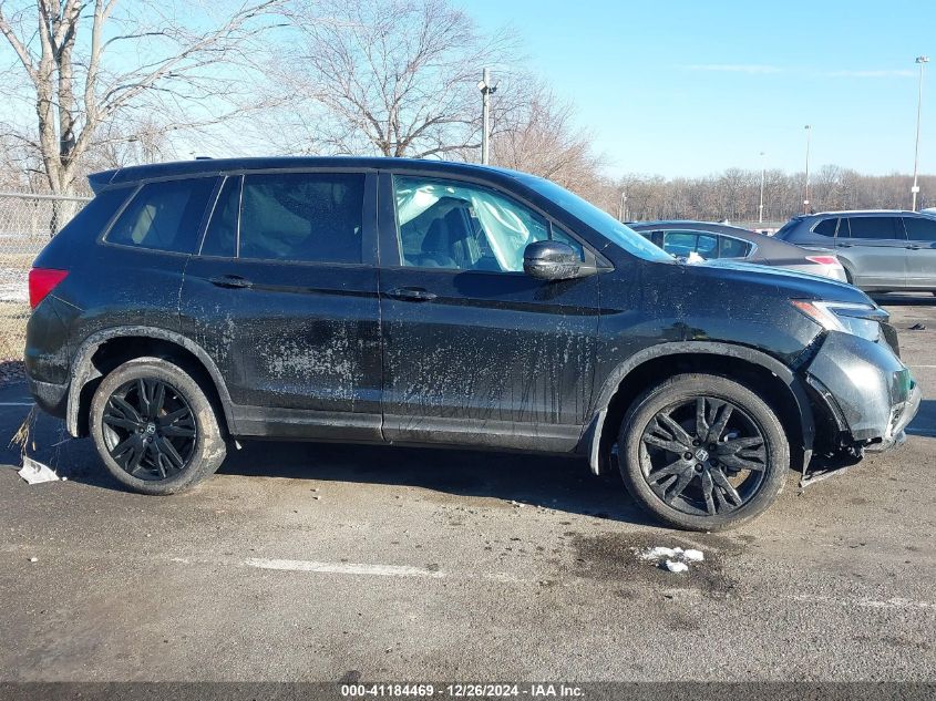 2021 Honda Passport Awd Sport VIN: 5FNYF8H25MB030432 Lot: 41184469