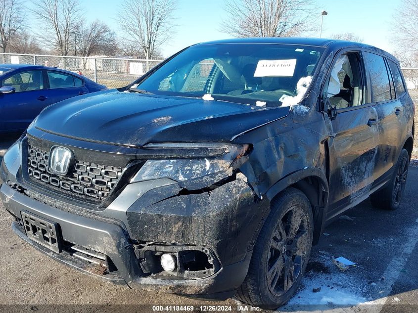 2021 Honda Passport Awd Sport VIN: 5FNYF8H25MB030432 Lot: 41184469