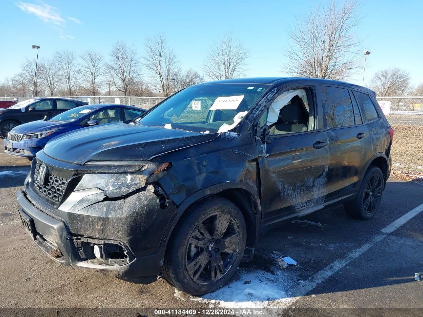 2021 Honda Passport Awd Sport VIN: 5FNYF8H25MB030432 Lot: 41184469