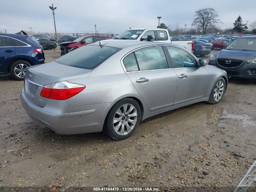 2009 Hyundai Genesis 3.8 VIN: KMHGC46E99U048730 Lot: 41184470