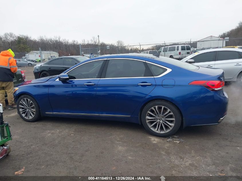 2016 Hyundai Genesis 3.8 VIN: KMHGN4JE8GU113257 Lot: 41184513