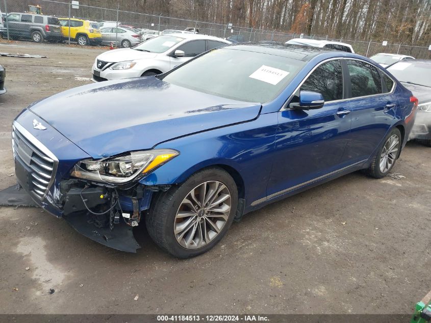 2016 Hyundai Genesis 3.8 VIN: KMHGN4JE8GU113257 Lot: 41184513