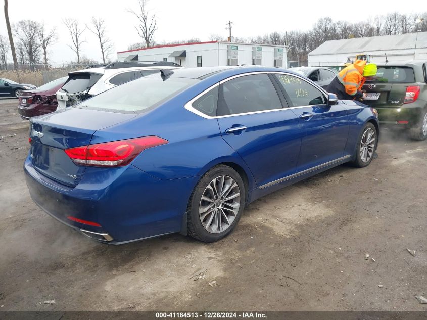 2016 Hyundai Genesis 3.8 VIN: KMHGN4JE8GU113257 Lot: 41184513