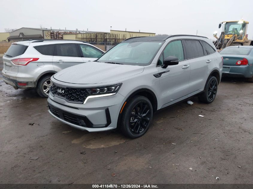 2022 Kia Sorento Sx VIN: 5XYRKDLF2NG132493 Lot: 41184670