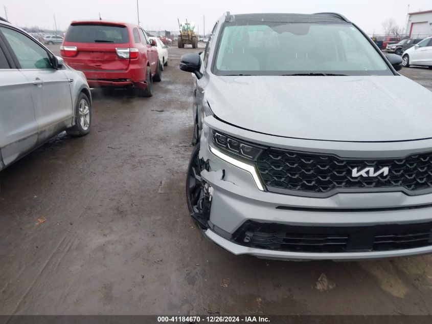 2022 Kia Sorento Sx VIN: 5XYRKDLF2NG132493 Lot: 41184670