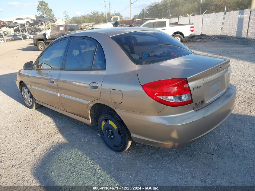 2004 Kia Rio VIN: KNADC125X46314715 Lot: 41184671